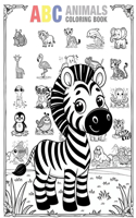 ABC Animals Coloring Book
