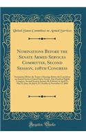 Nominations Before the Senate Armed Services Committee, Second Session, 108th Congress