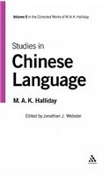 Studies in Chinese Language [With CDROM]