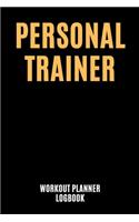 Personal Trainer Workout planner logbook