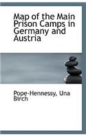 Map of the Main Prison Camps in Germany and Austria