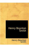 Henry Boynton Smith: (English)
