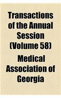 Transactions of the Annual Session (Volume 58): (English)