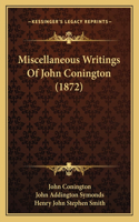 Miscellaneous Writings of John Conington (1872)