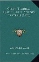 Cenni Teorico-Pratici Sulle Aziende Teatrali (1823)