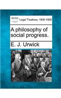 Philosophy of Social Progress.