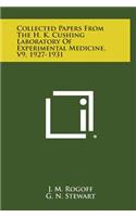 Collected Papers from the H. K. Cushing Laboratory of Experimental Medicine, V9, 1927-1931