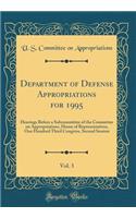 Department of Defense Appropriations for 1995, Vol. 3