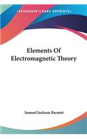 Elements Of Electromagnetic Theory