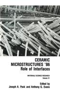 Ceramic Microstructures '86