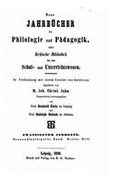 Neue Jahrbucher fur Philologie und Paedogogik