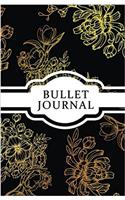 Bullet Journal: Floral Vintage - Dotted Grid Journal for Girls: (5.5