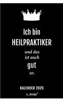 Kalender 2020 für Heilpraktiker