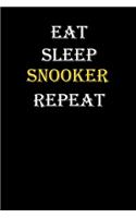 Eat, Sleep, Snooker, Repeat Journal