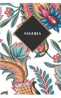 Nigeria: Ruled Travel Diary Notebook or Journey Journal - Lined Trip Pocketbook for Men and Women with Lines