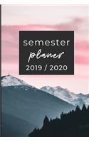 Semester Planer 2019 / 2020: A5 Coole Geschenkidee LINIERT zum Studium - Notizbuch für Studenten - Studienbeginn - Erstes Semester - Pruefung - Geburtstag - Terminkalender