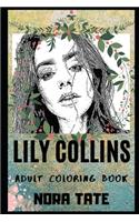 Lily Collins Adult Coloring Book