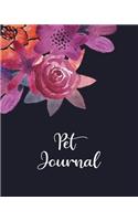 Pet Journal: Health Care Record Log Book, Medical Record & Vet Appointment, Vaccination chart, Gifts for Pet Owners