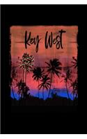Key West: Florida Christmas Notebook With Lined College Ruled Paper For Taking Notes. Stylish Tropical Travel Journal Diary 6 x 9 Inch Soft Cover. For Home, W