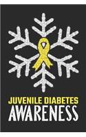 Juvenile Diabetes Awareness: Christmas Snowfall College Ruled Juvenile Diabetes Awareness Journal, Diary, Notebook 6 x 9 inches with 100 Pages