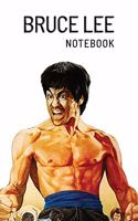 BRUCE LEE Notebook: Organize Notes, Ideas, Follow Up, Project Management, 6" x 9" (15.24 x 22.86 cm) - 110 Pages - Durable Soft Cover - Line(4 Bruce Lee)