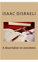 A dissertation on anecdotes