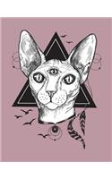 Notebook: Sphynx Cat Journal Pet Activity Log Book Track Wellness and Health, Daily Activities, Veterinarians Visit Pet Remembrance Workbook Cat and Animal Lo