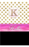 Kallie: Personalized Lined Journal Diary Notebook 150 Pages, 6" X 9" (15.24 X 22.86 CM), Durable Soft Cover