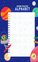 Writing Practice Alphabet: Handwriting Alphabet for Kids: Writing letters for children: Tracing letters practice for preschoolers and kindergarten.