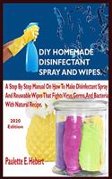 DIY Homemade Disinfectant Spray and Wipes.