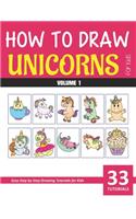 How to Draw Unicorns for Kids - Volume 1