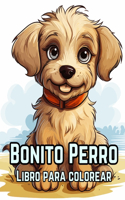 Libro para Colorear de Bonito Perro: 50 Adorables Dibujos Animados de Perros y Cachorros para Colorear para Niños