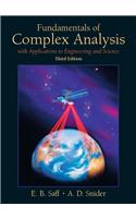 Fundamentals of Complex Analysis with Applications to Engineering, Science, and Mathematics
