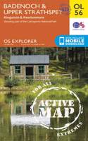 Badenoch & Upper Strathspey, Kingussie & Newtonmore: (OL 56 OS Explorer Map Active)