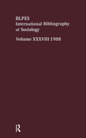 Ibss: Sociology: 1988 Vol 38