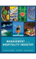 Introduction to Management in the Hospitality Industry 10e