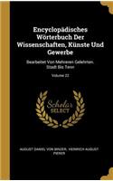 Encyclopädisches Wörterbuch Der Wissenschaften, Künste Und Gewerbe