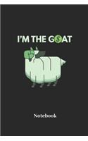 I'm the Goat Notebook: Lined Journal for Money, Business and Currency Fans - Paperback, Diary Gift for Men, Women and Children