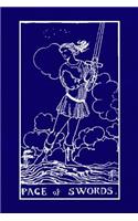 Page of Swords: Tarot Journal Diary Log Book, Record and Interpret Readings, 3 Tarot Card Spread Journal