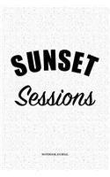 Sunset Sessions: A 6x9 Inch Softcover Matte Notebook Diary With 120 Blank Lined Pages