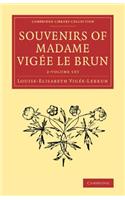 Souvenirs of Madame Vigée Le Brun 2 Volume Set