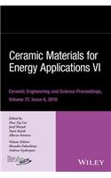 Ceramic Materials for Energy Applications VI, Volume 37, Issue 6