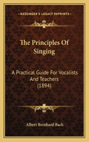 Principles Of Singing