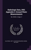 Hydrologic Data, 1963. Appendix C