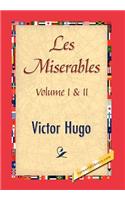 Les Miserables, Volume I & II: (English)