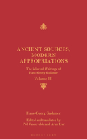 Ancient Sources, Modern Appropriations