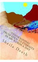 Thanksgiving! From Eden to Eternity in 100 words a day