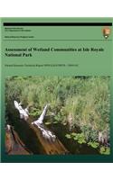 Assessment of Wetland Communities at Isle Royale National Park