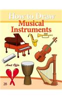 How to Draw Musical Instruments: Drawing Books for Beginners