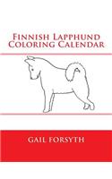 Finnish Lapphund Coloring Calendar